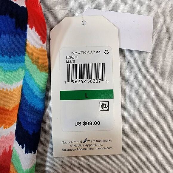 Nautica Women's L Tankini Swimsuit Set– Quick-Dry, UPF+, Bathing Suit Top, Swim - Picture 8 of 11